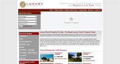 Desktop Screenshot of luxury-french-property.com
